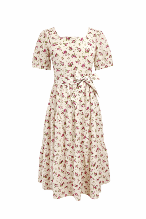 Versa Midi Dress in Sweet Pink