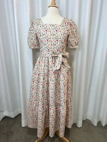 *Sample* Versa Cotton Dress with Nursing Zippers in Harvest Blooms
