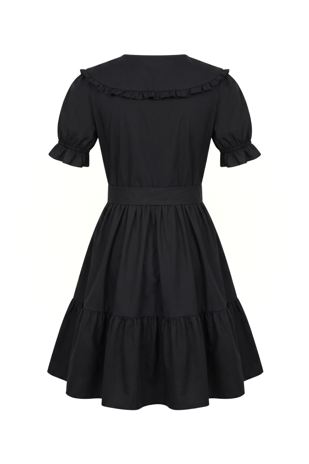 All Day Dress with Nursing Zippers in Black
