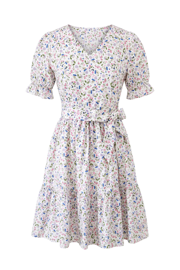 All Day Dress with Nursing Zippers in Garden Confetti