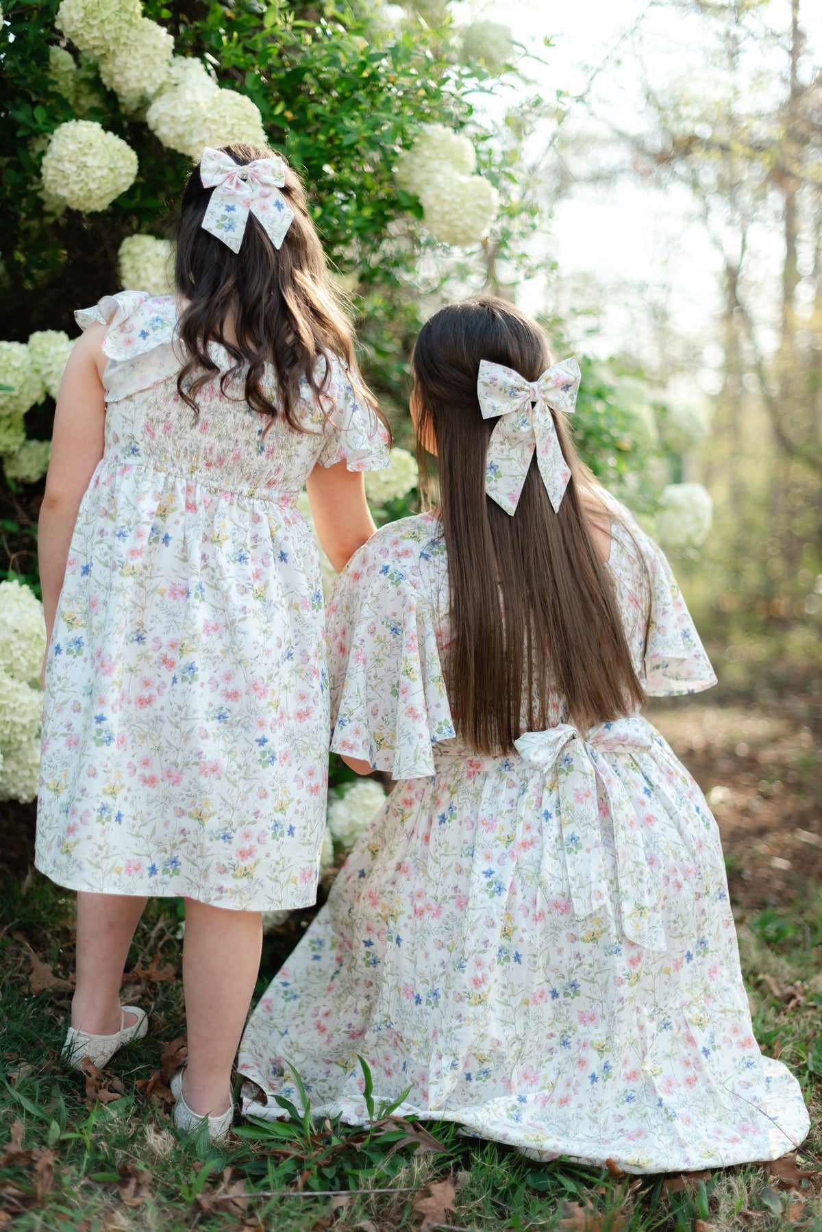 Pretty Women's Bows in Sweet Wildflowers